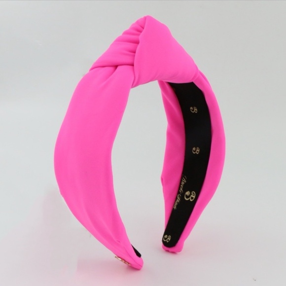300. The Brooke Shade Neon Pink Neoprene Topknot main image 4